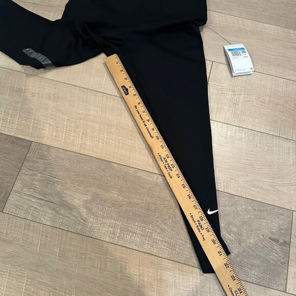 NIKE WOMENS BLACK TRAINING LEGGINGS NEW MEDIUM - Picture 3 of 9